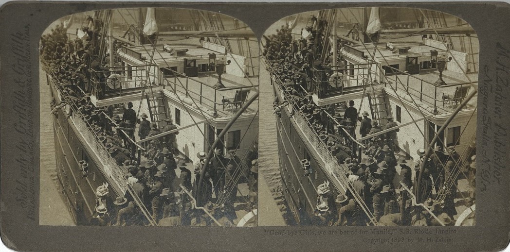 “Good-bye Girls, we are bound for Manila.” S.S. Rio de Janeiro.